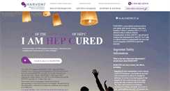 Desktop Screenshot of harvoni.com